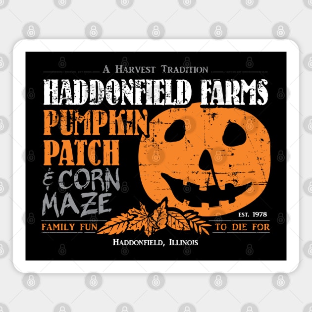 Haddonfield Farms Pumpkin Patch Magnet by SaltyCult